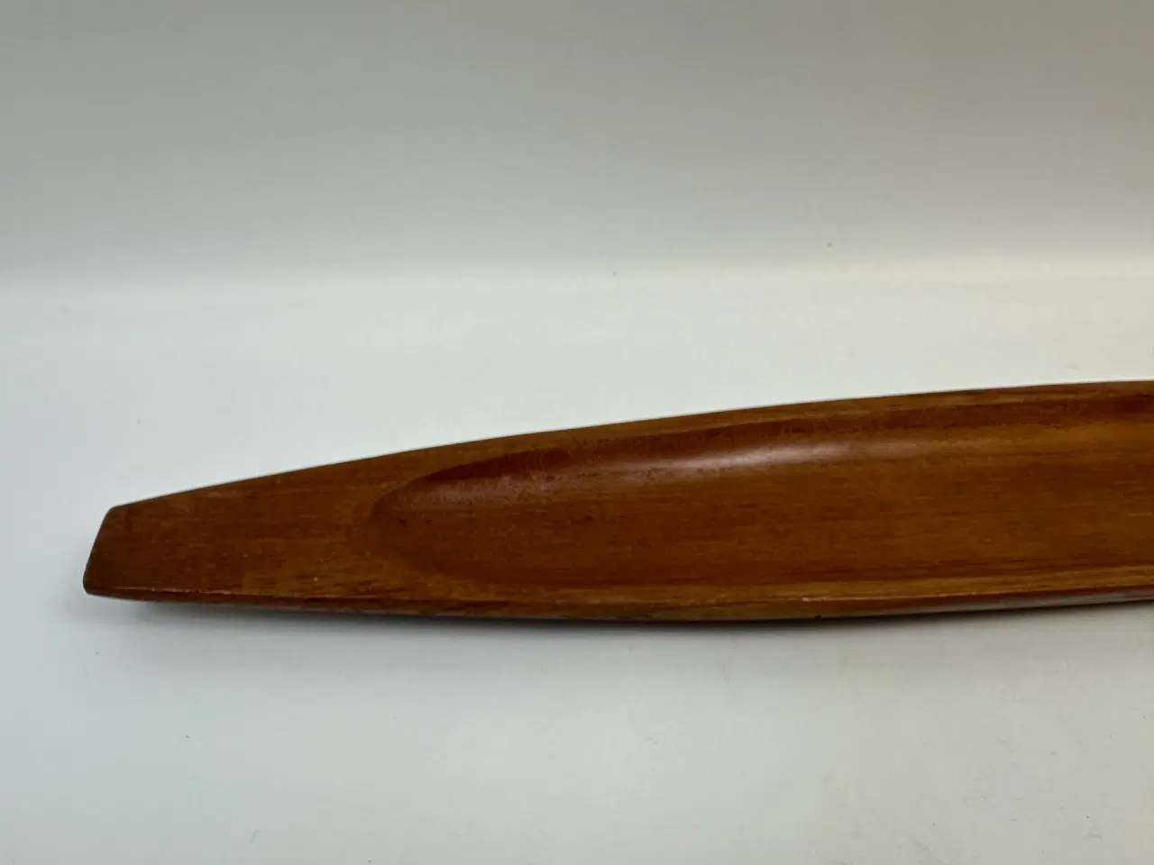 Billede 4 - Aflangt retro teak fad (FDB)