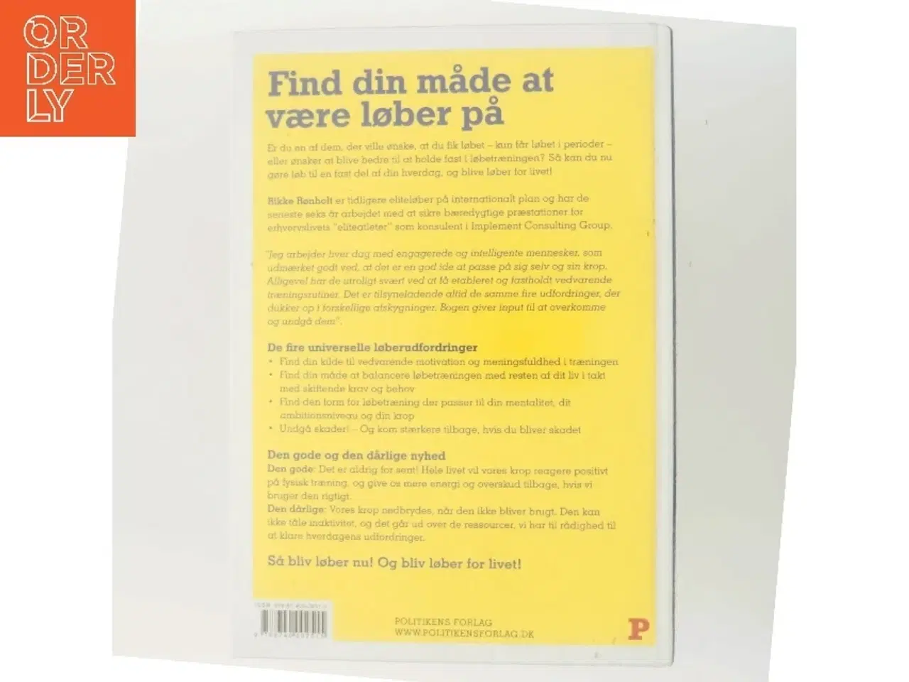 Billede 3 - Bliv løber for livet af Rikke Rønholt (Bog)