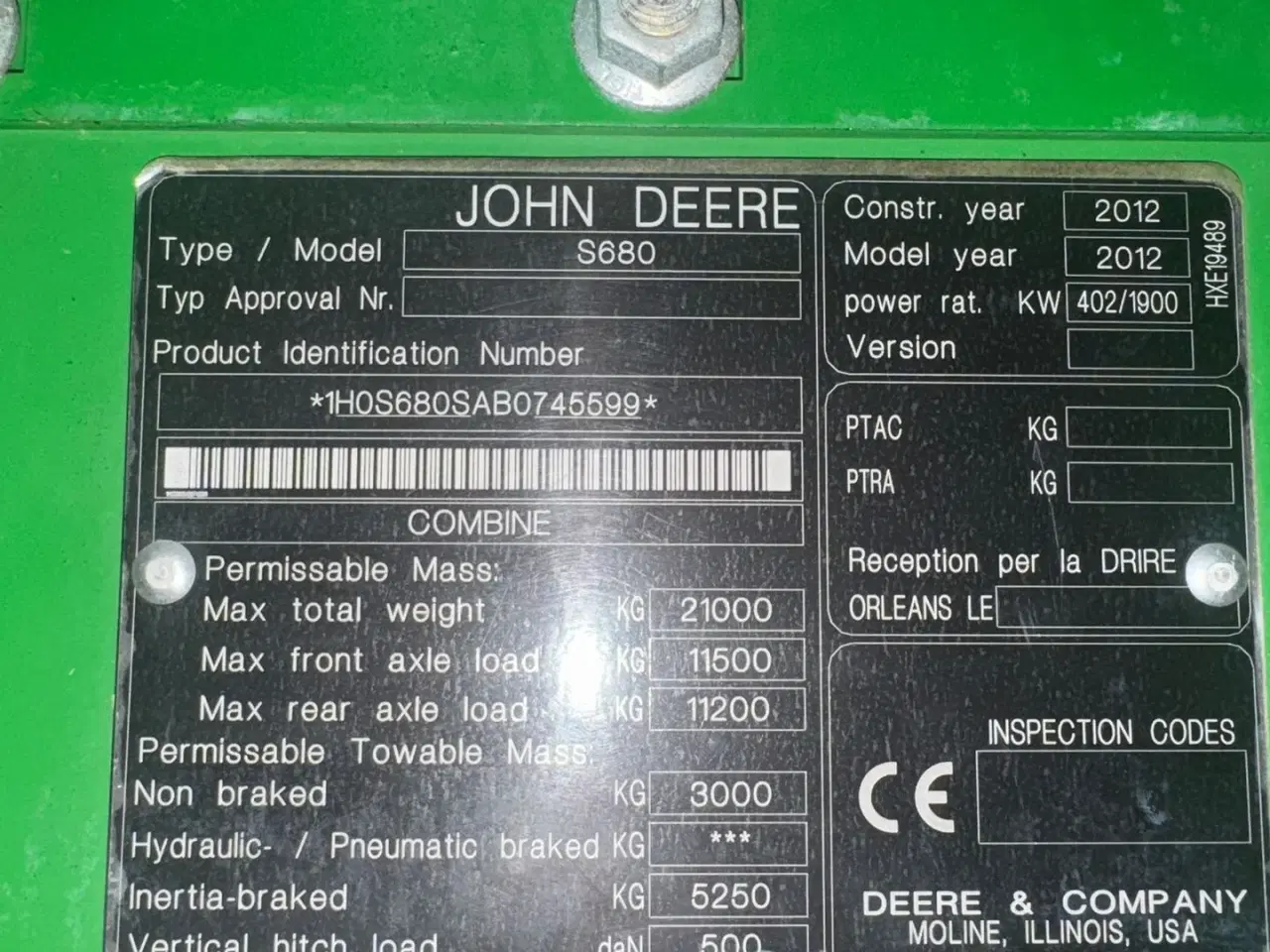 Billede 3 - John Deere S680i