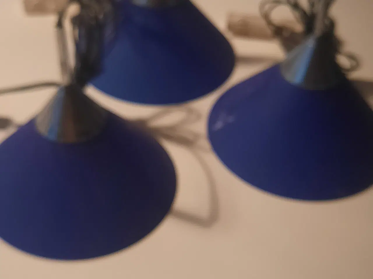 Billede 2 - 3 blå Herstal lamper 