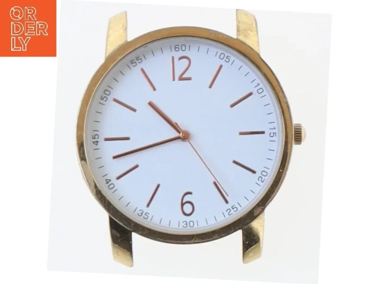 Billede 1 - Ur med hvid urskive (str. 40 mm)