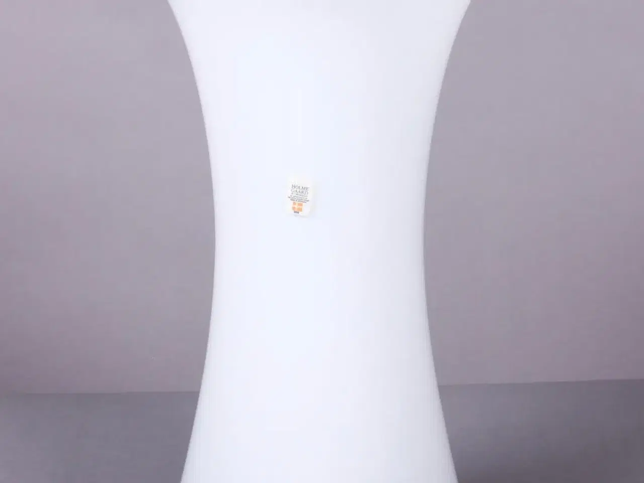 Billede 1 - Holmegaard vase i hvidt opalglas søges