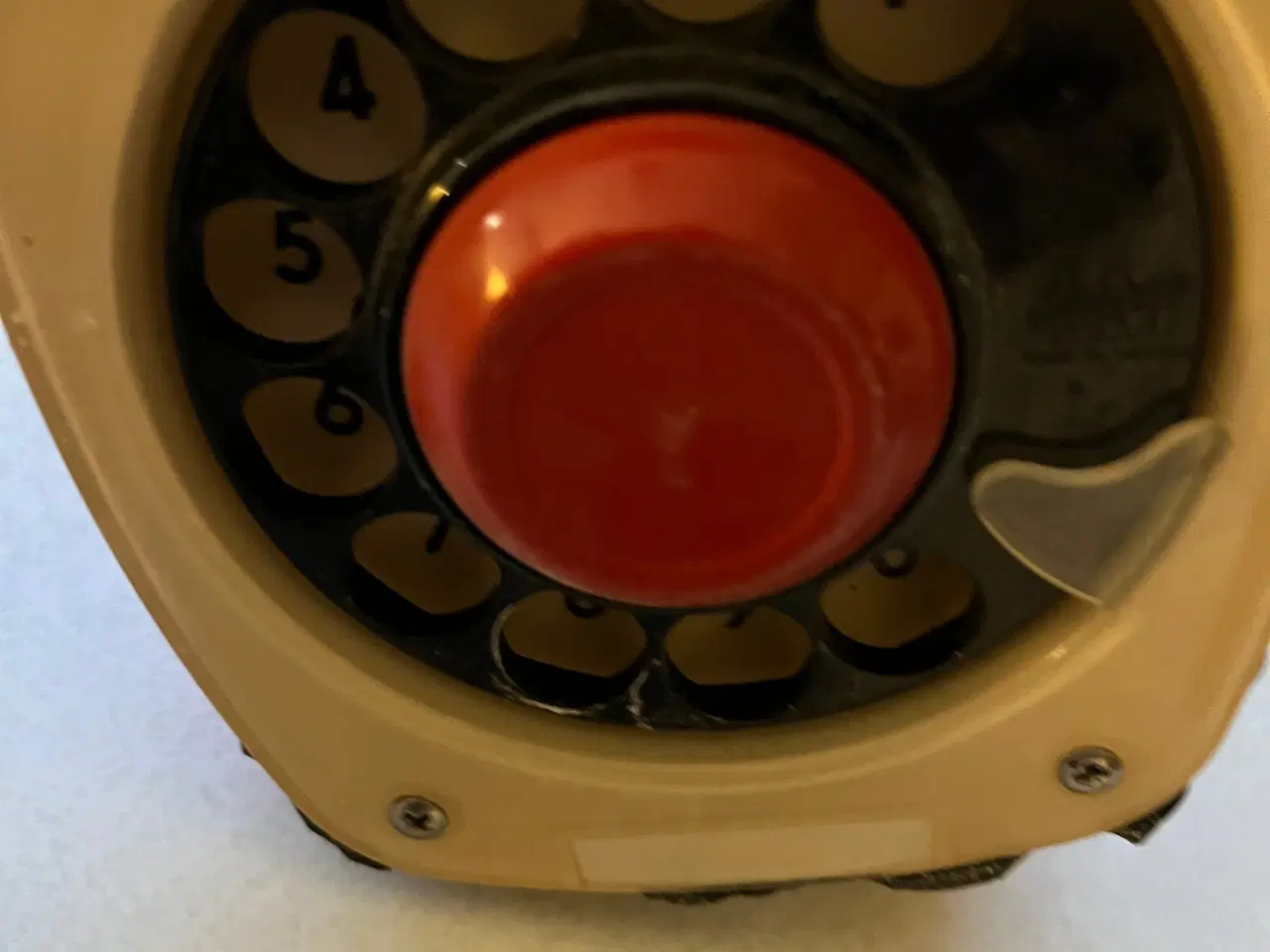 Billede 2 - Gammel telefon med drejeskive under