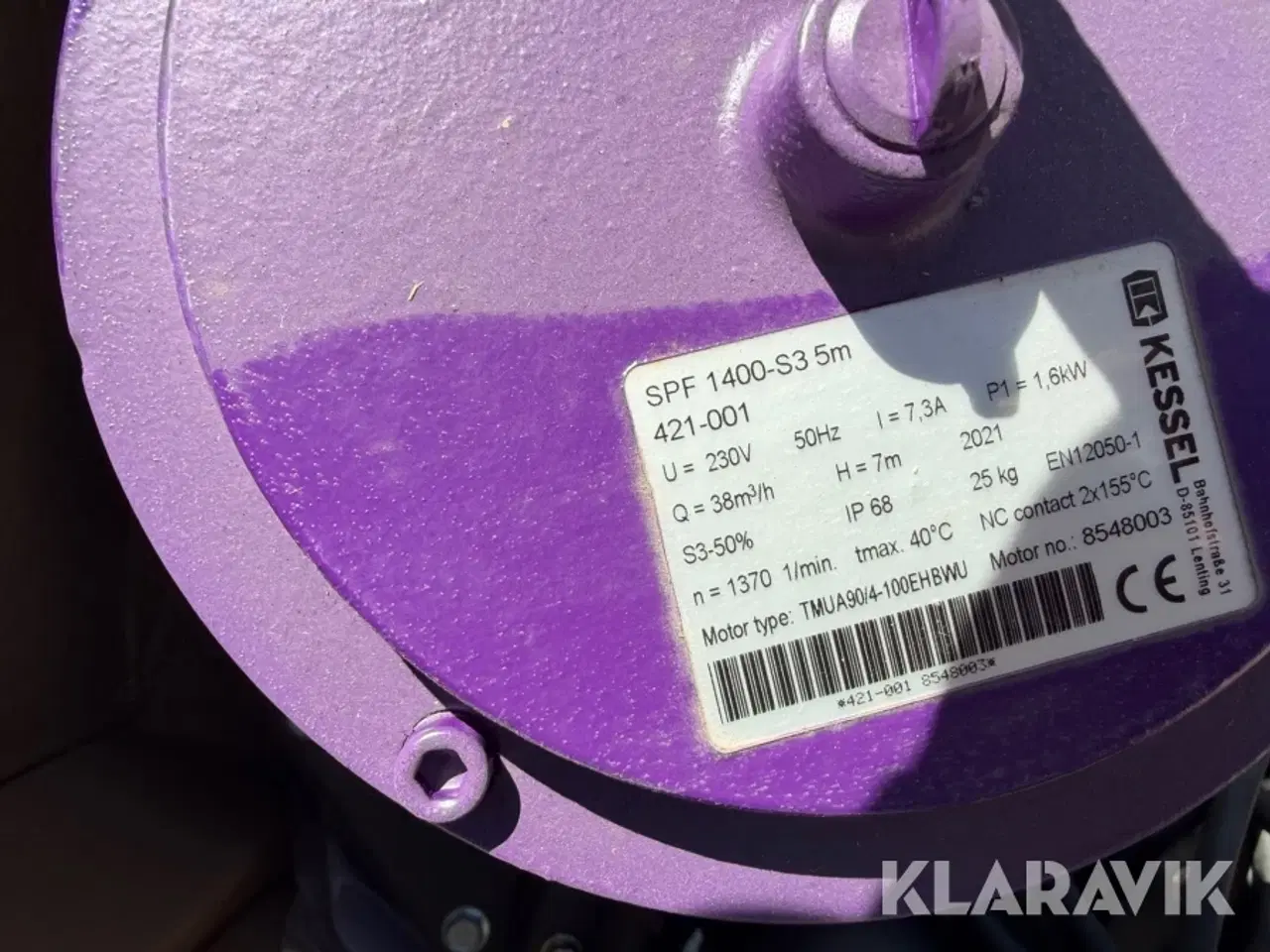 Billede 7 - Pumpe- og løftestation Kessel Aqualift F Duo 1400 W Komfort