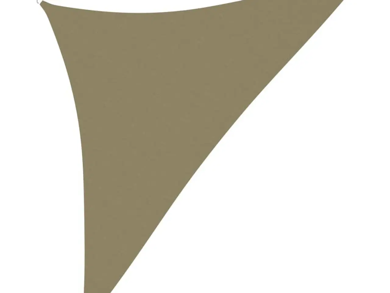 Billede 1 - Solsejl 2,5x2,5x3,5 m trekantet oxfordstof beige