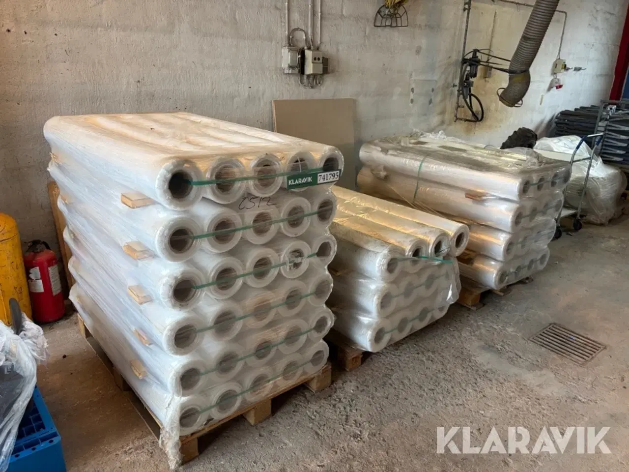 Billede 1 - Parti med pallehætter til helpaller 1200x900 mm - 68 ruller