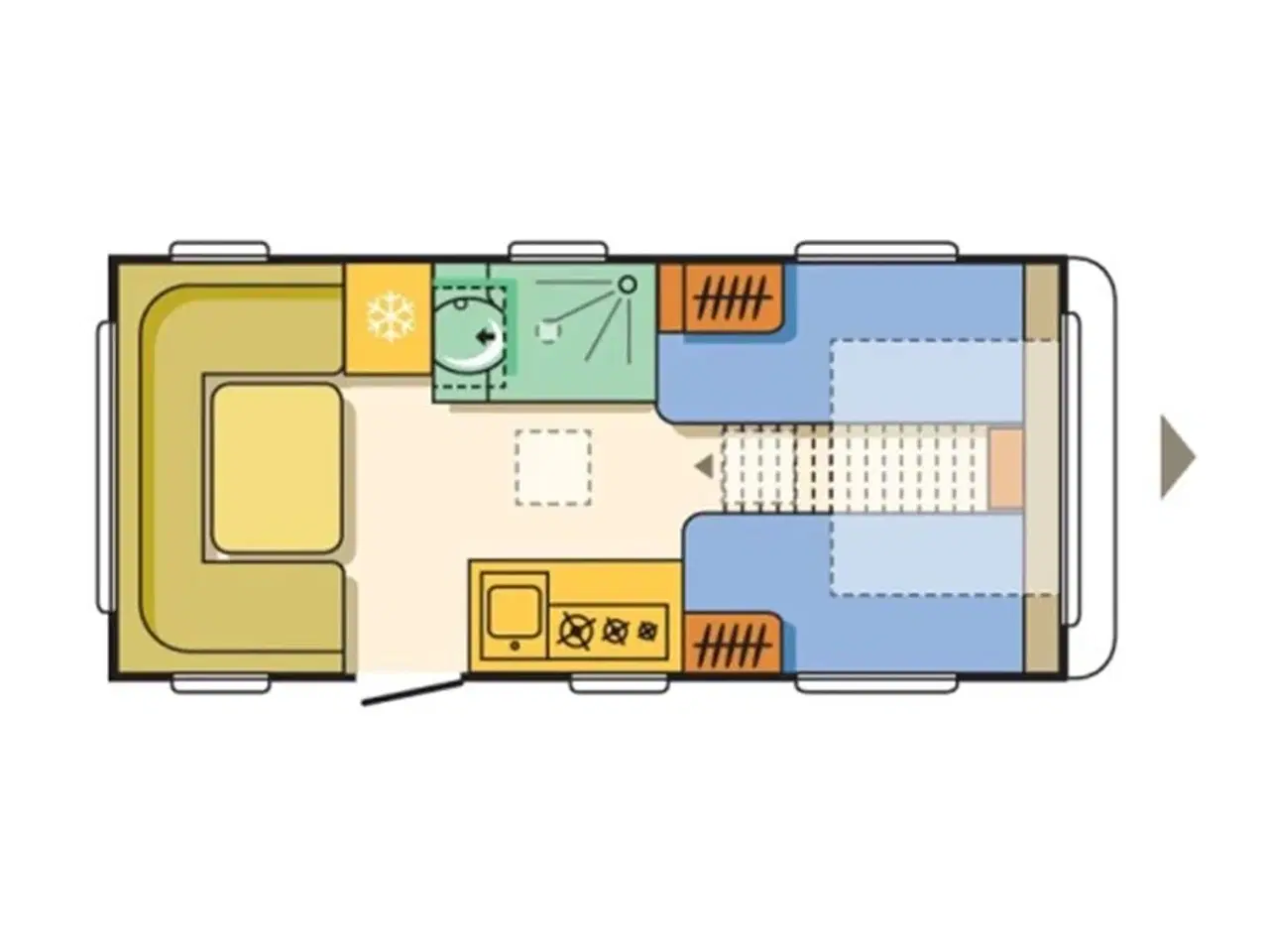 Billede 4 - 2015 - Adria Adora 482 LU   Adria Adora 482 LU 2015 - Se den nu hos Camping-Specialisten.dk