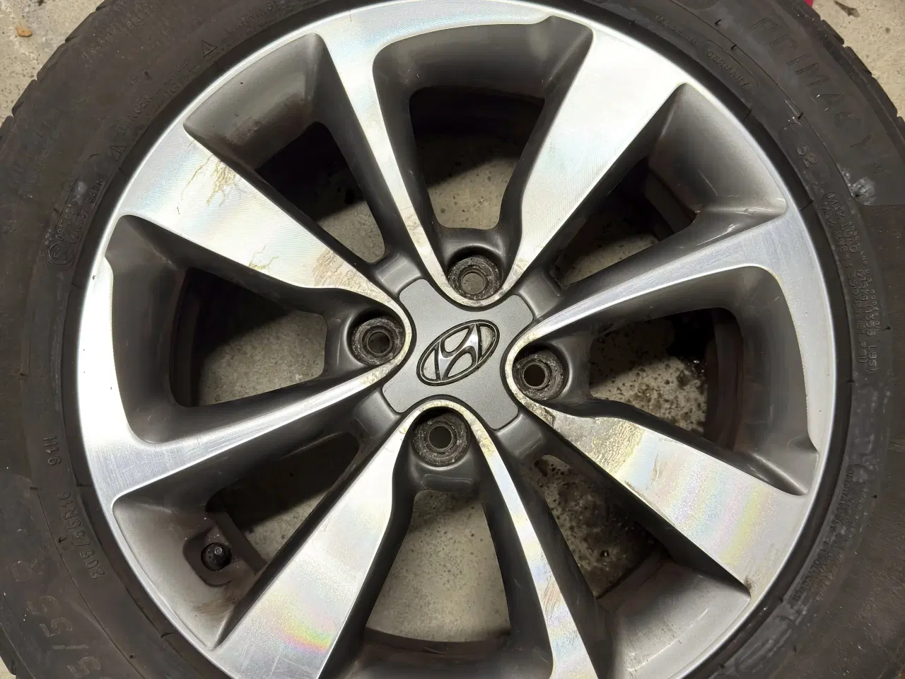 Billede 9 - Alufælge 16" Originale Hyundai m. Michelin dæk