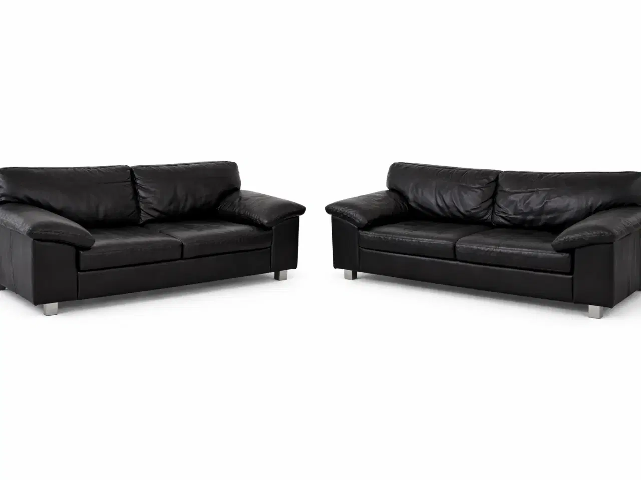 Billede 5 - Lædersofasæt 2,5 + 3 Pers. 