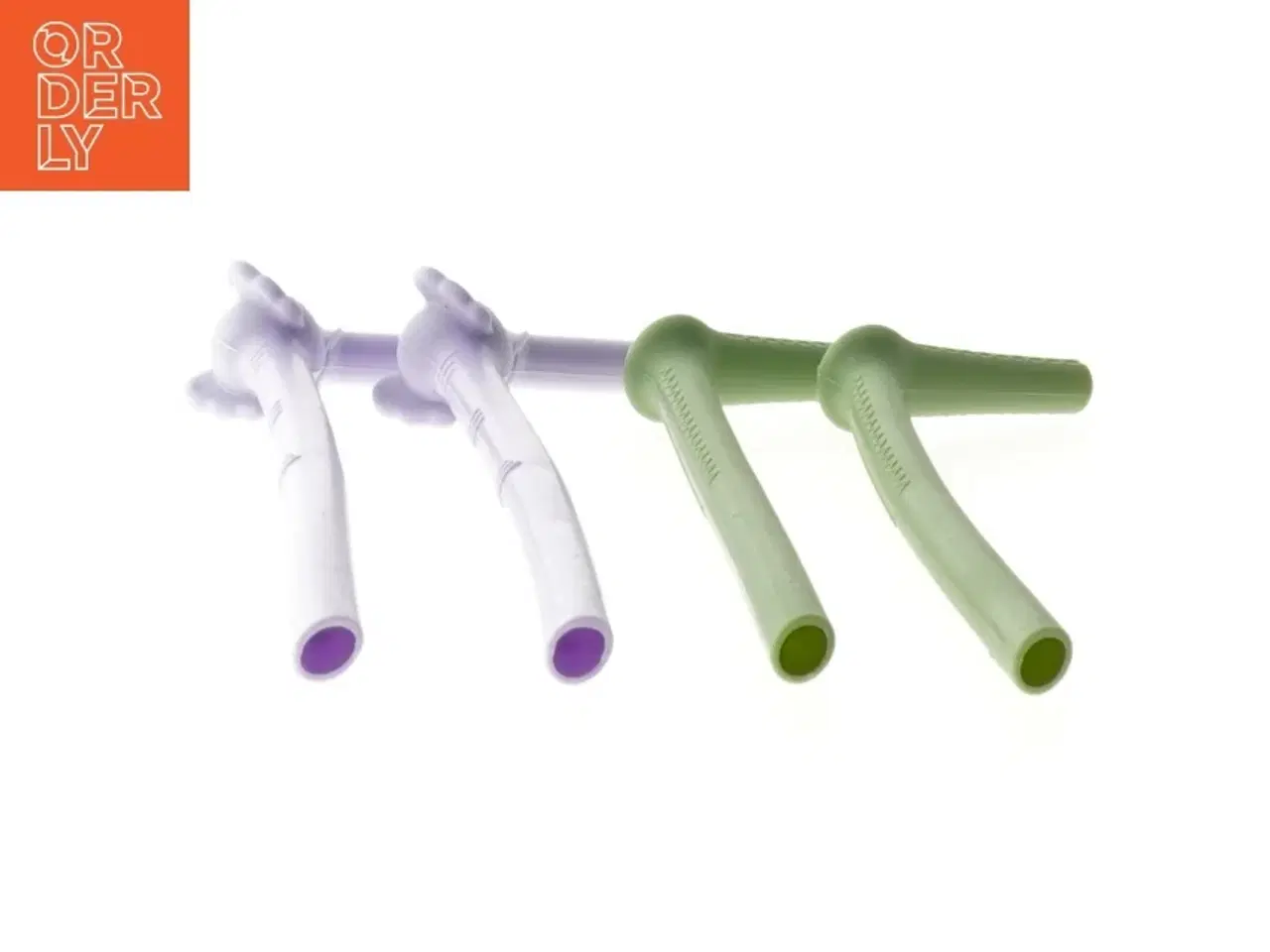 Billede 4 - Genanvendelige sugerør med rengøringsbørste fra Tiger (str. 23 cm. 4 styk)