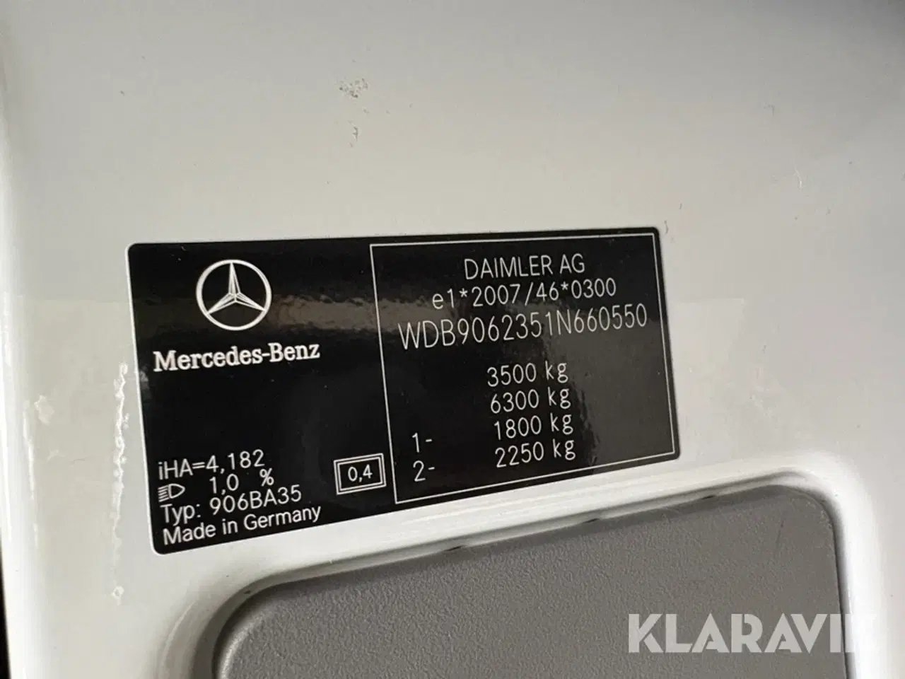 Billede 5 - Varebil Mercedes-Benz Sprinter 316 CDI dobbelt kabine