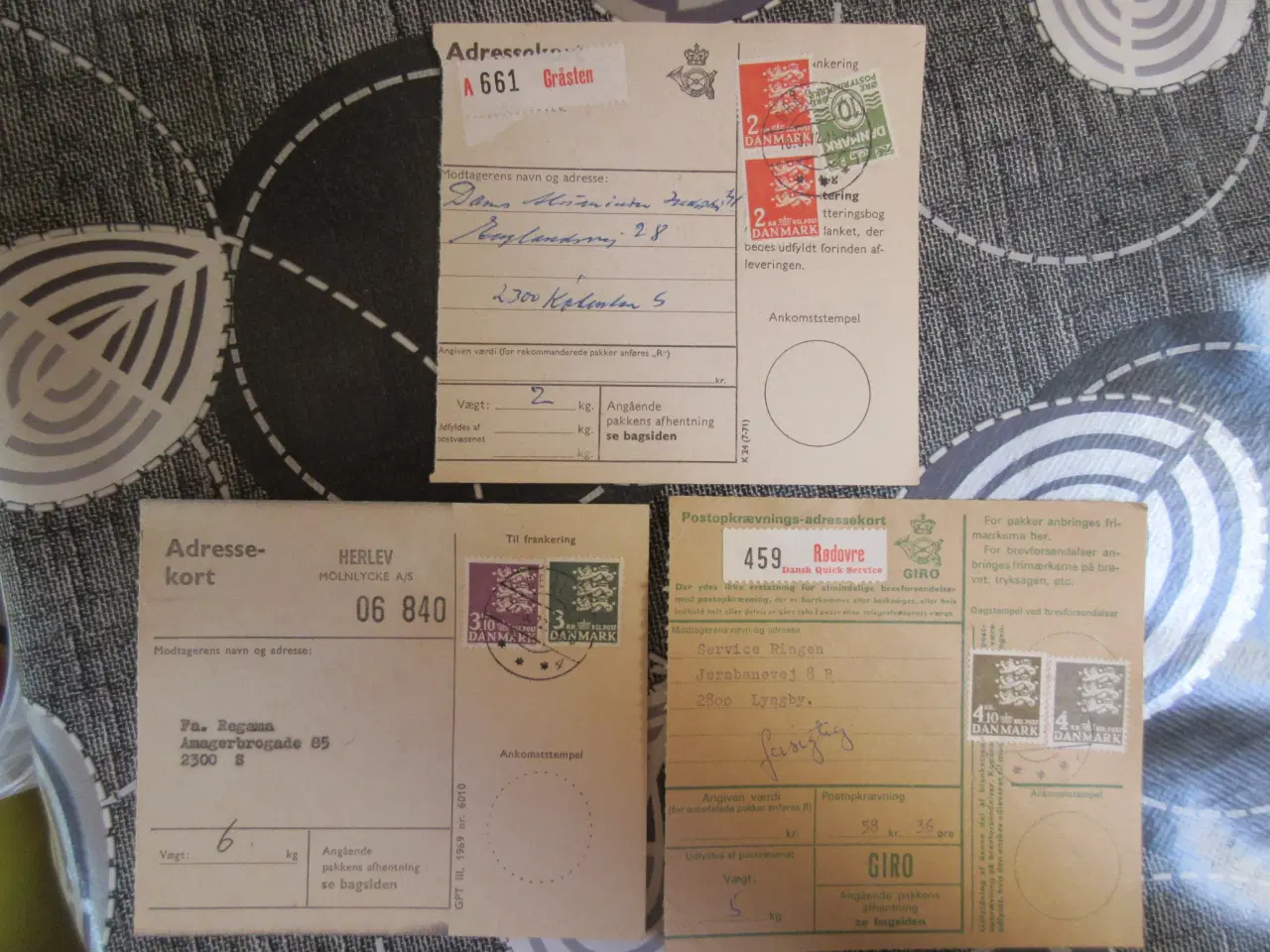 Billede 8 - adressekort fra 1972 15 styk
