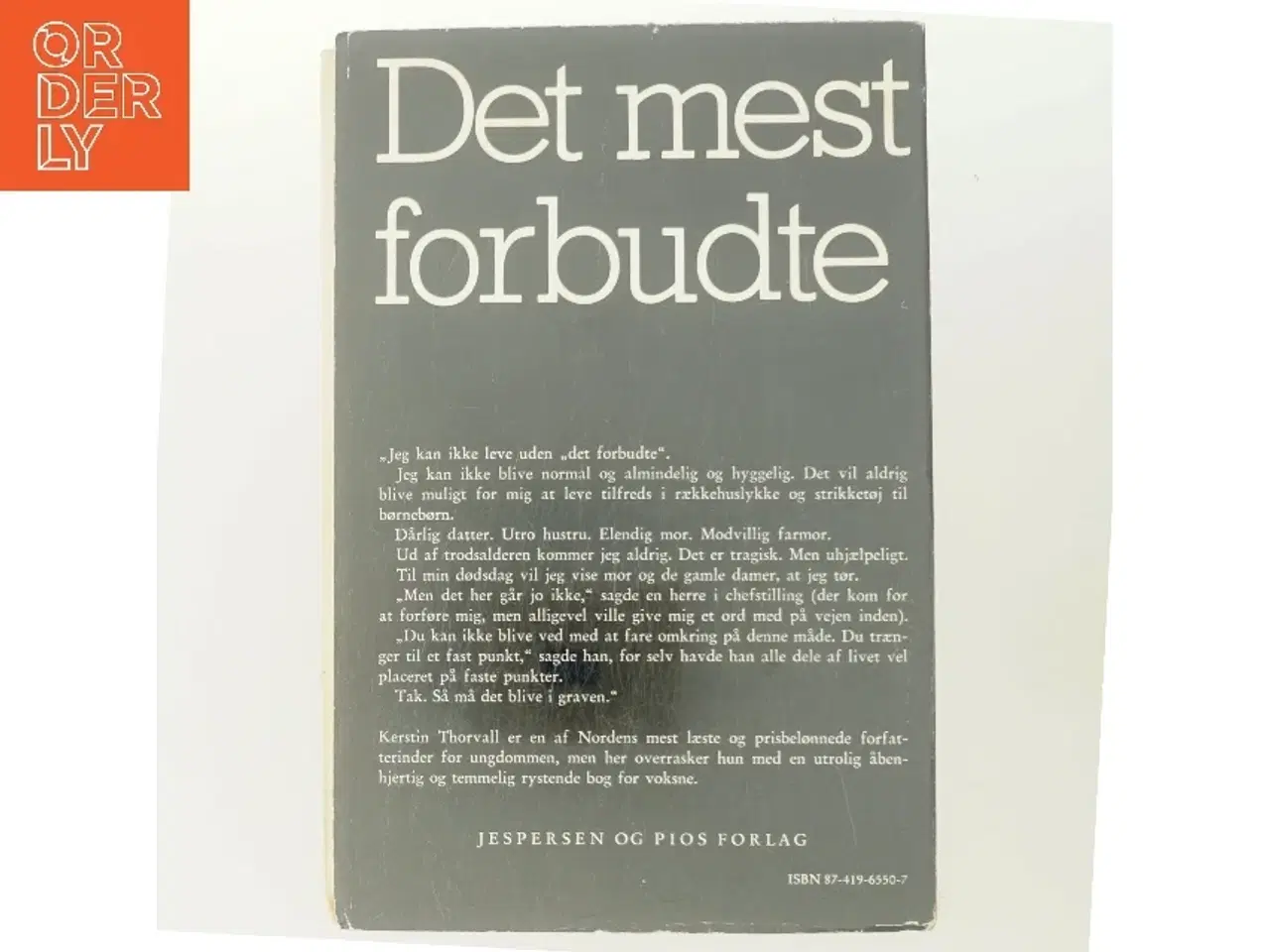 Billede 3 - Det mest forbudte af Kerstin Thorvall (Bog)