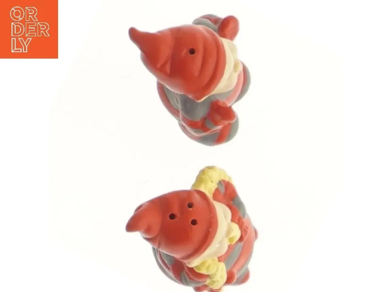 Billede 2 - Sæt af keramik nisse-krydderi beholdere fra Pobra (str. 9 cm)