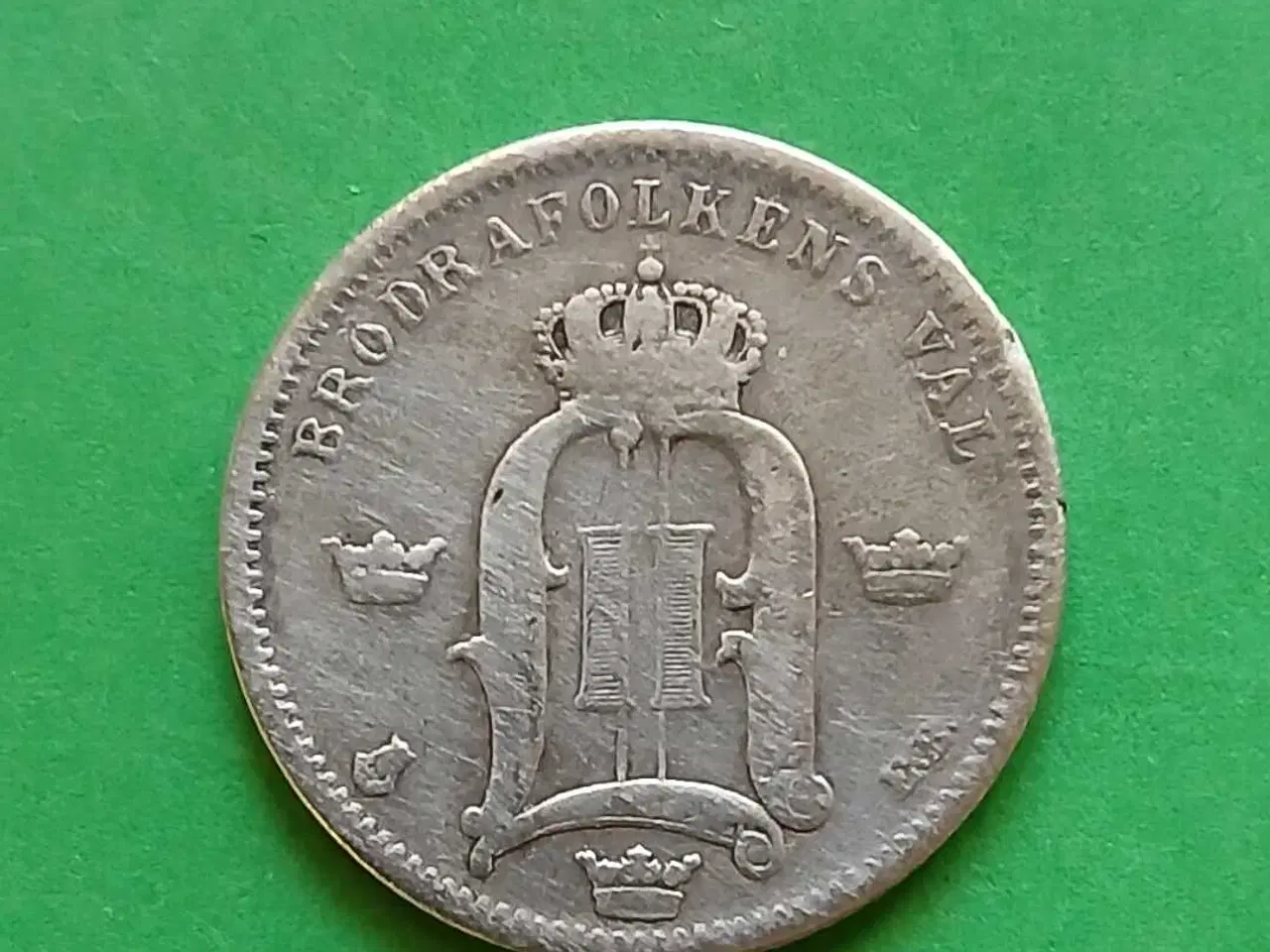 Billede 2 - Svensk 25 øre 1883