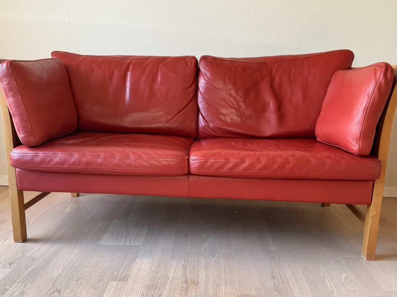 Billede 1 - Lædersofa - 2 pers.