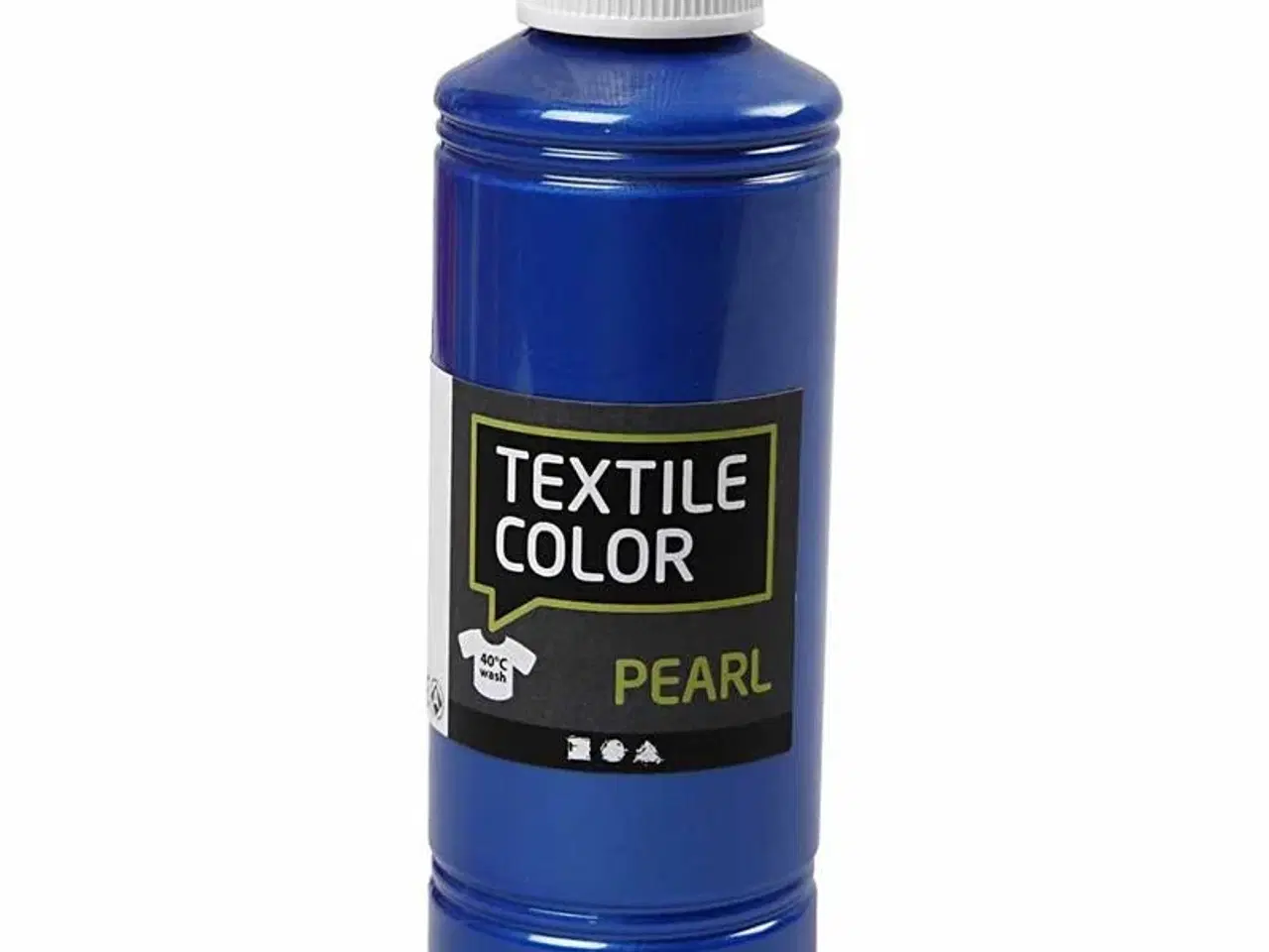 Billede 1 - Textile Color, perlemor, blå, 250ml/ 1 fl.