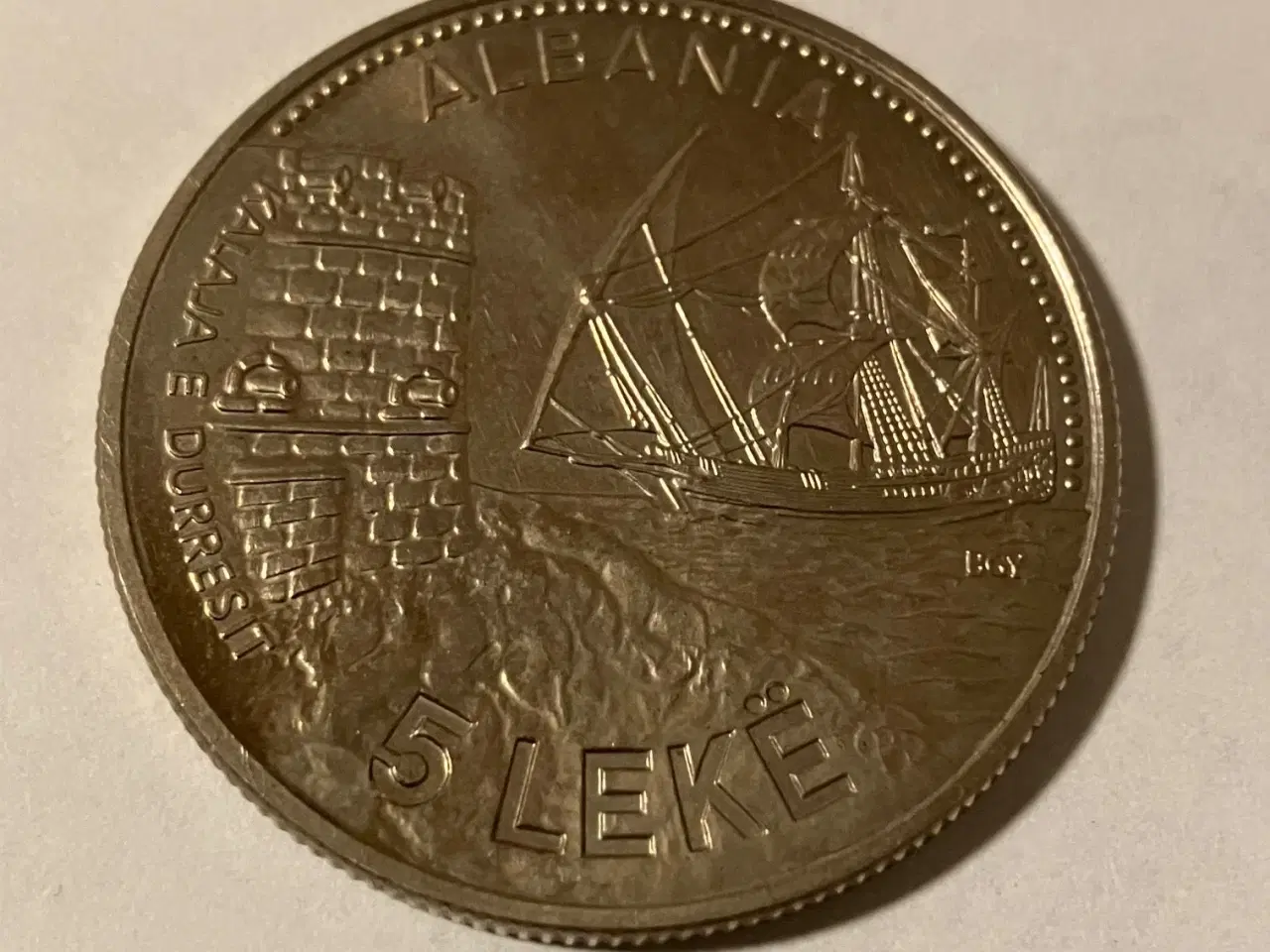 Billede 1 - 5 Leke Albania 1987 - Low mintage