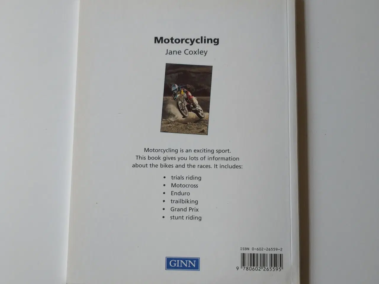 Billede 2 - Motorcycling (English). Af Jane Coxley