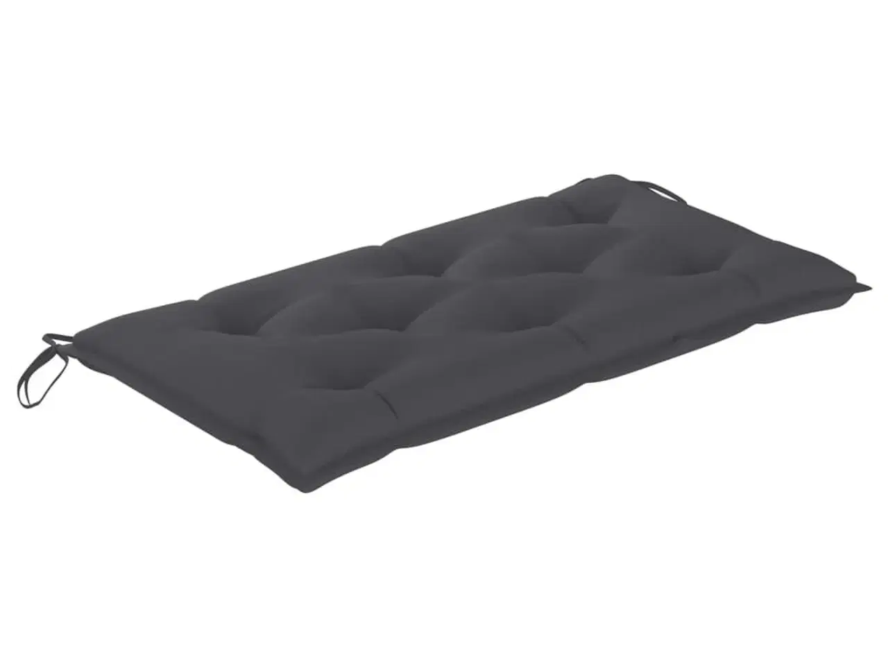 Billede 2 - Hynde til havebænk 110x50x7 cm oxfordstof antracitgrå