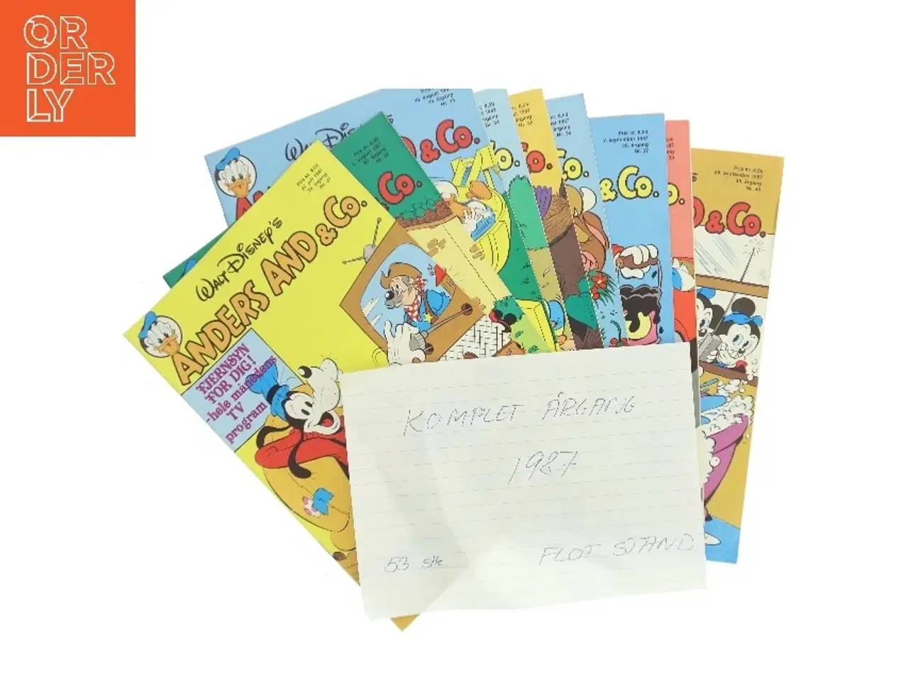 Billede 4 - Komplet årgang 1987 And & Co. (Bog)