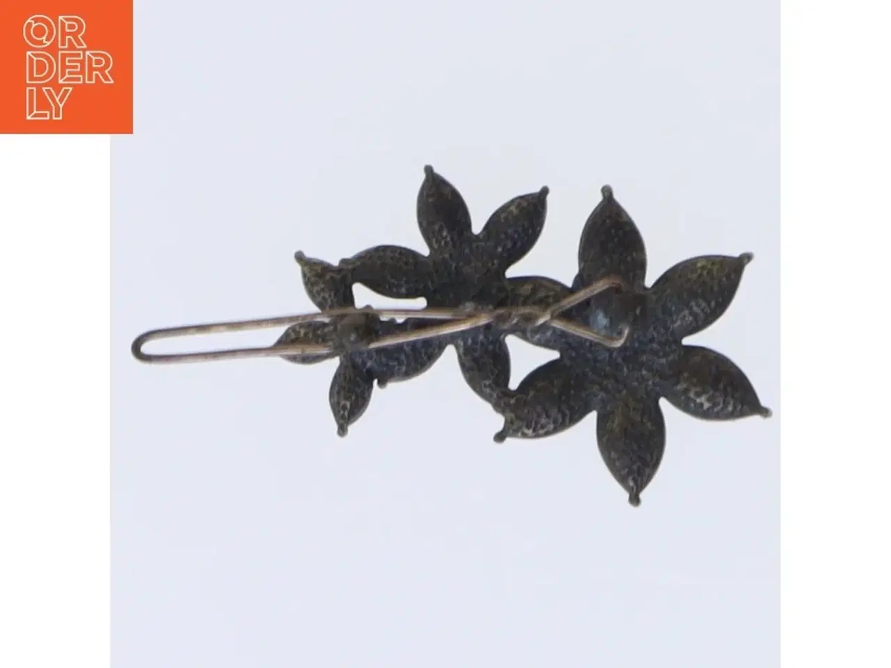 Billede 2 - Hårspænde med blomsterdesign (str. 6 cm)