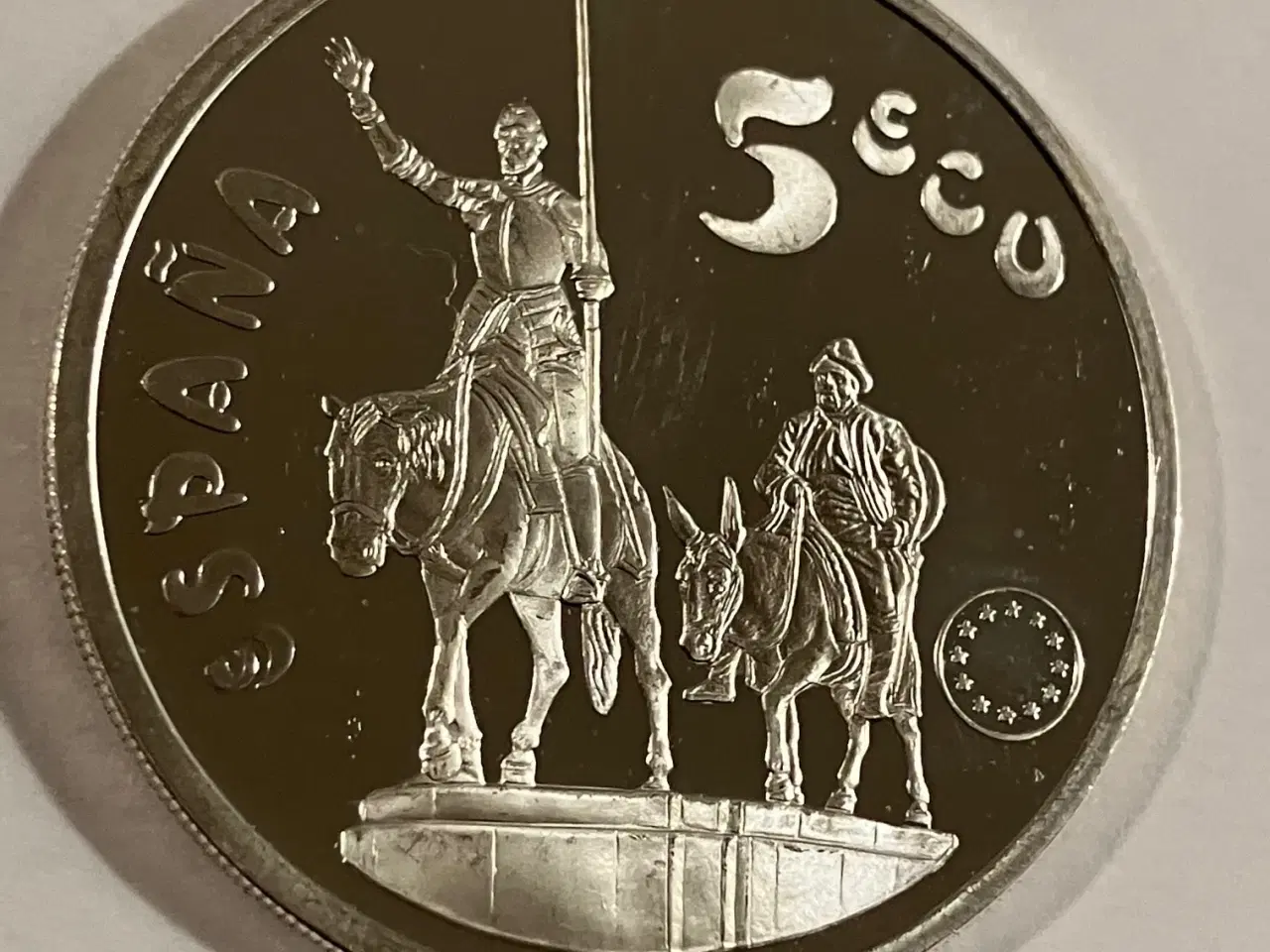 Billede 2 - 5 Ecu Miguel De Cervantes Spain 1994