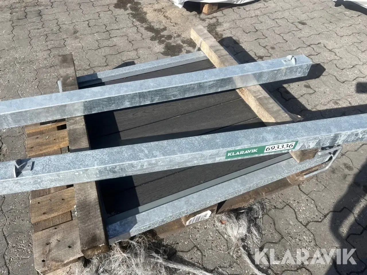 Billede 1 - Galvaniseret havelåge 1 styk