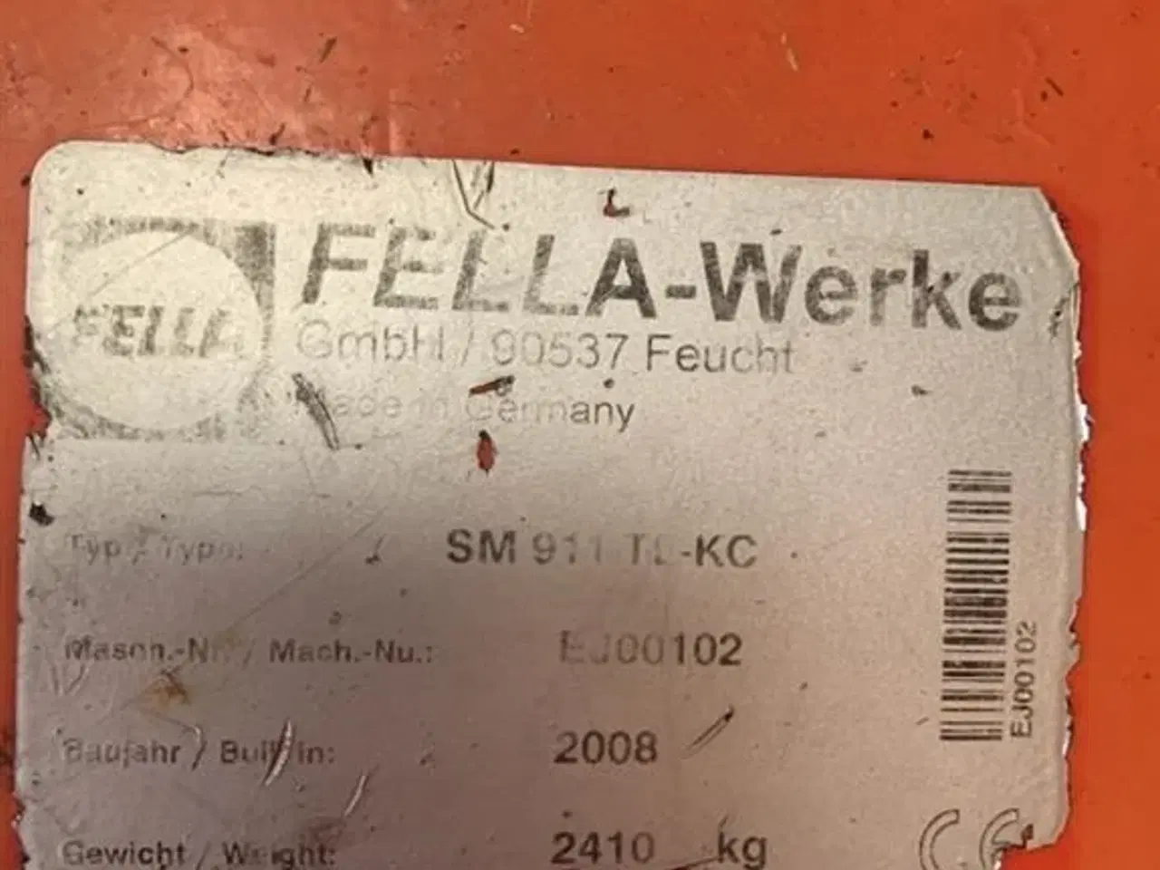 Billede 3 - Fella sm911tl-kc inkl frontskårlægger