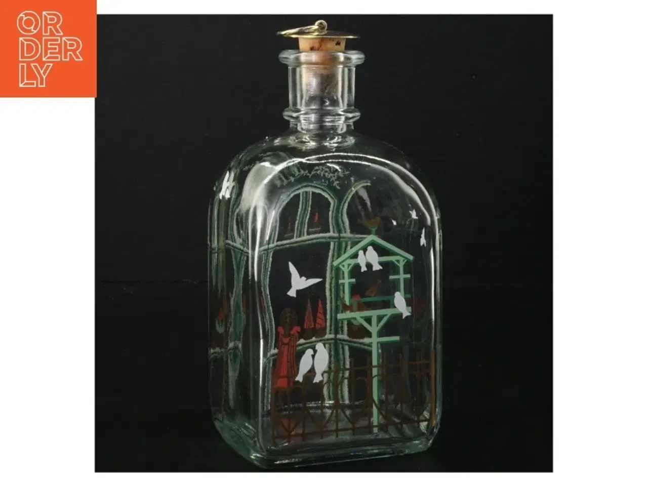 Billede 2 - Snapseflaske fra Holmegaard (str. Aften)