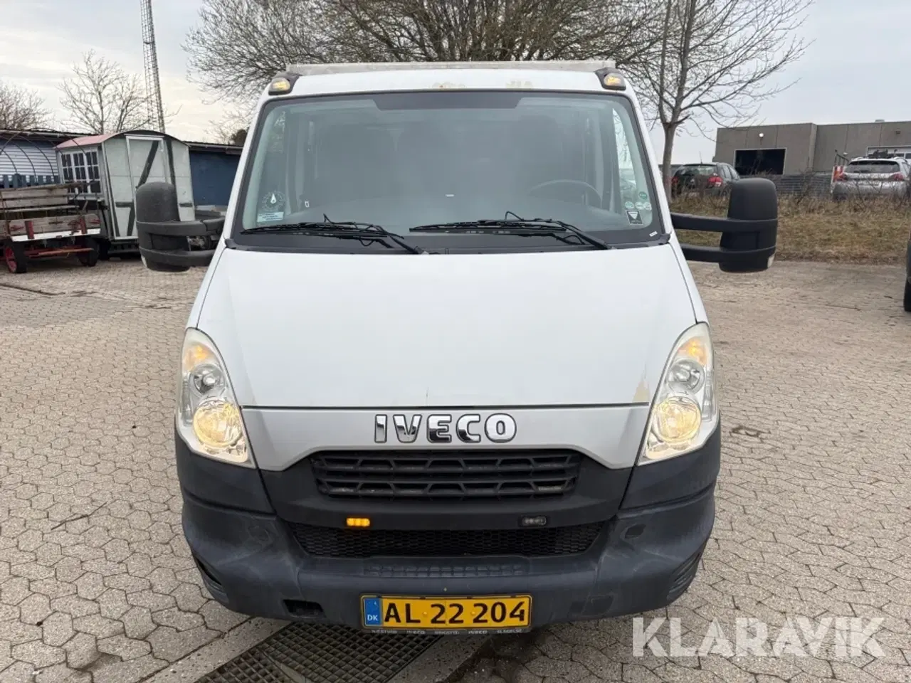Billede 5 - Ladbil Iveco Daily 35C D med kran og mandskabskabine