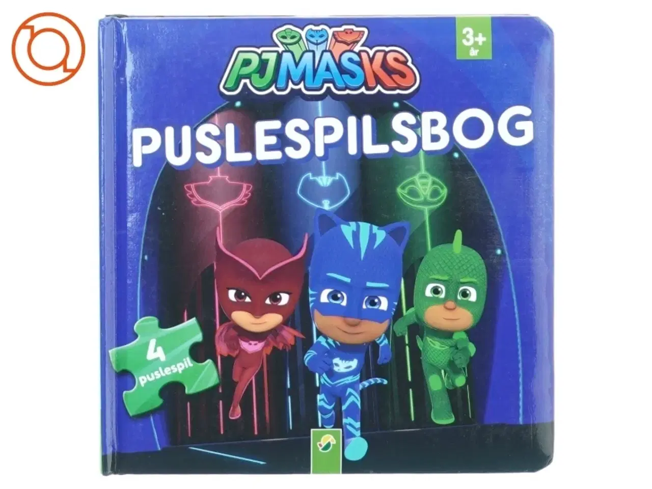 Billede 1 - Puslespils bog fra Pjmasks (str. 21 x 21 cm)