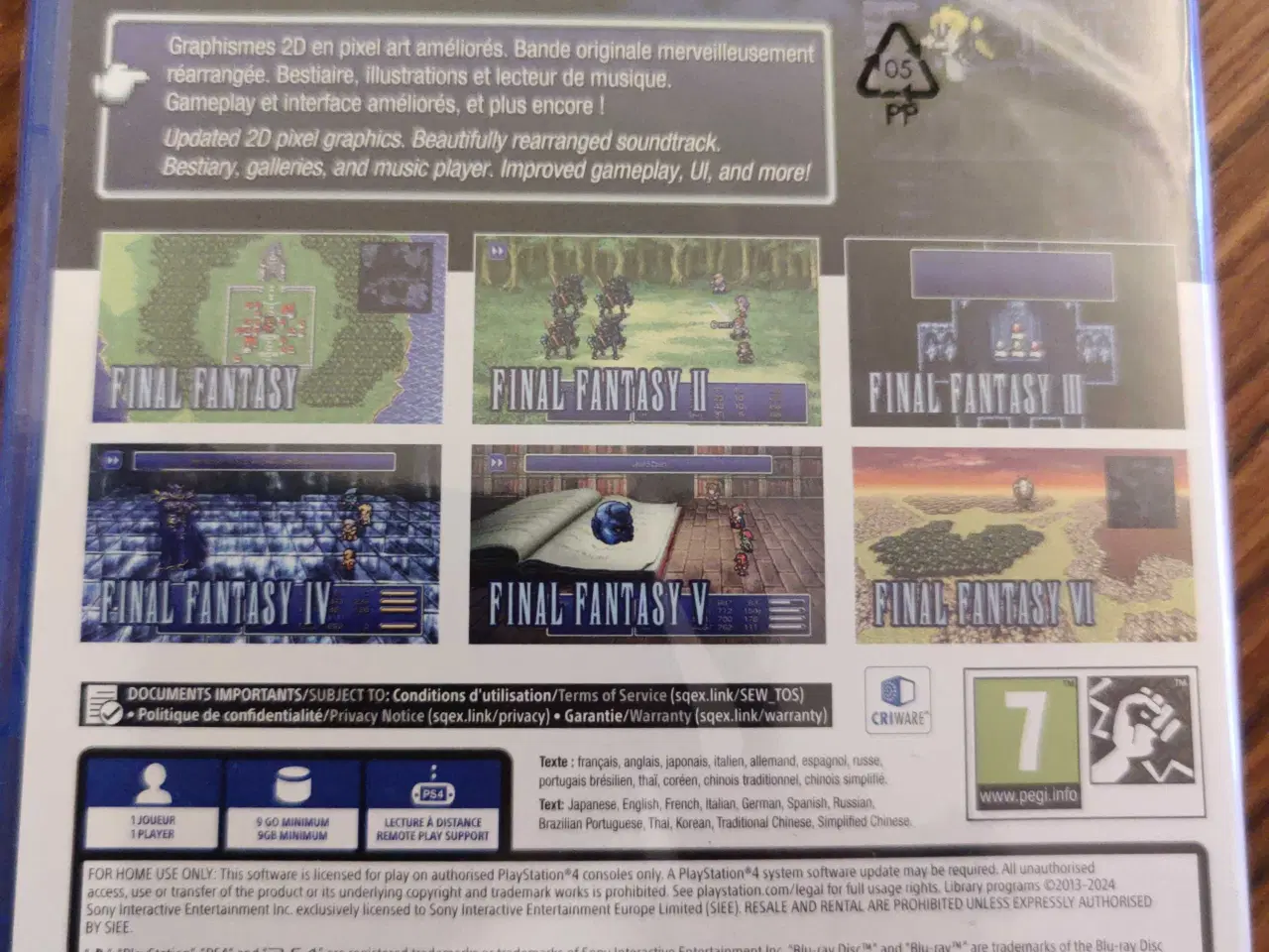 Billede 2 - Final Fantasy I–VI Collection Anniversary Edition 