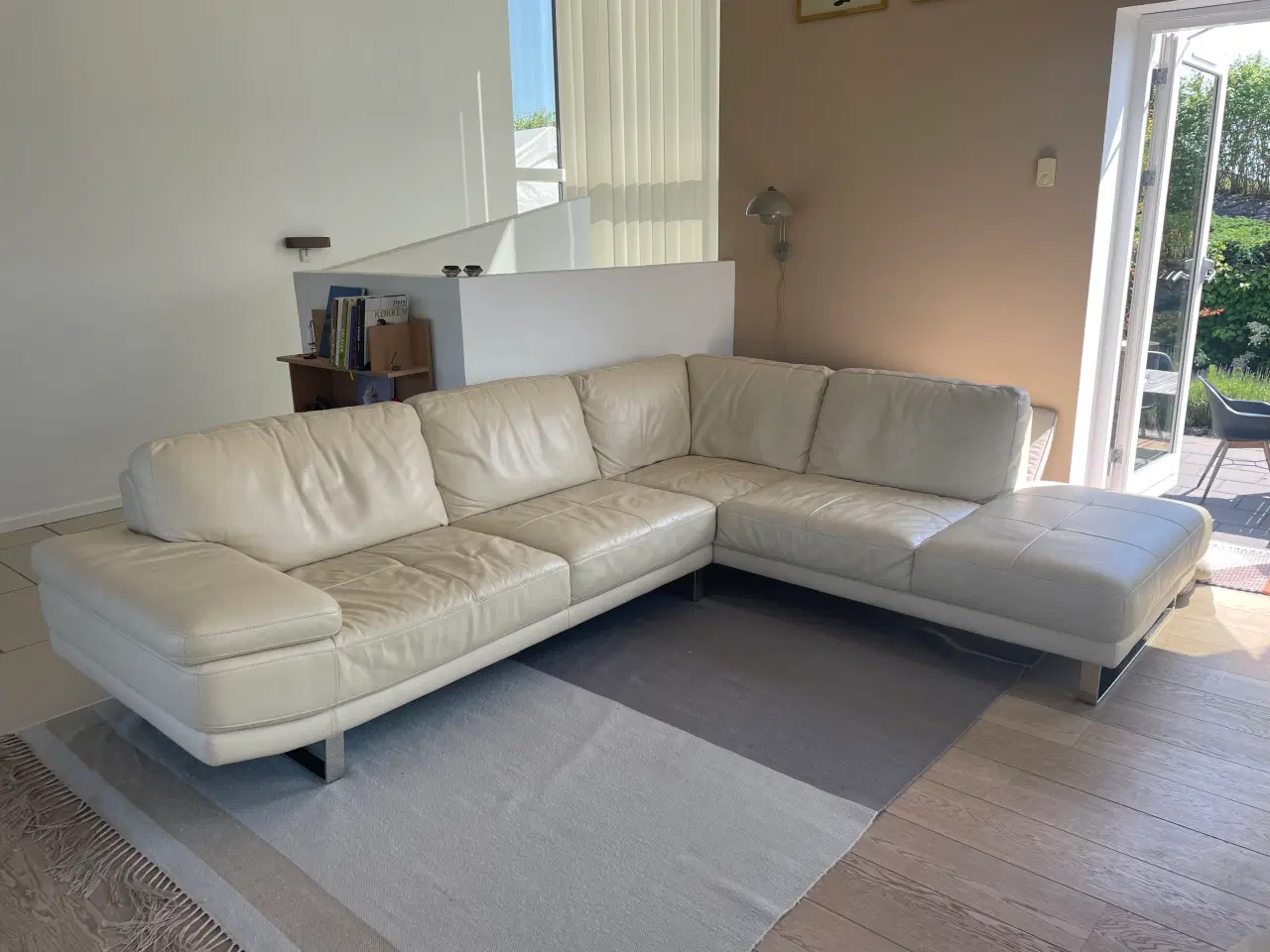 Billede 1 - Lædersofa