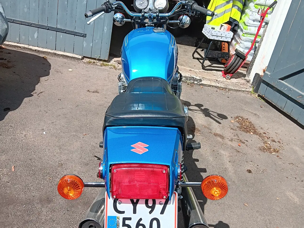 Billede 3 - Suzuki gs 850 nysynet med plader 
