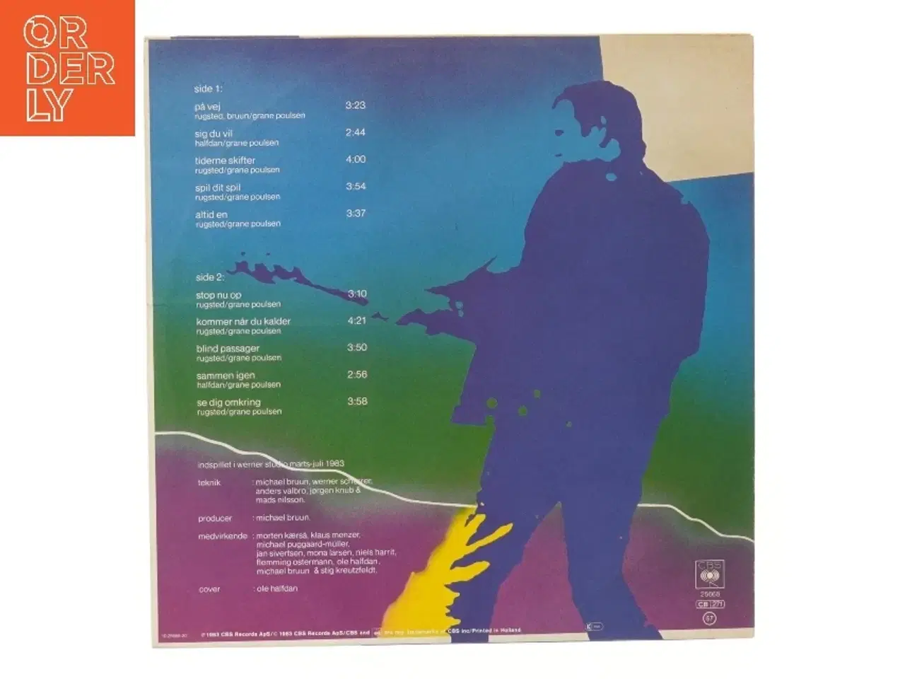 Billede 2 - Jens Rugsted - Blind Passager LP plade