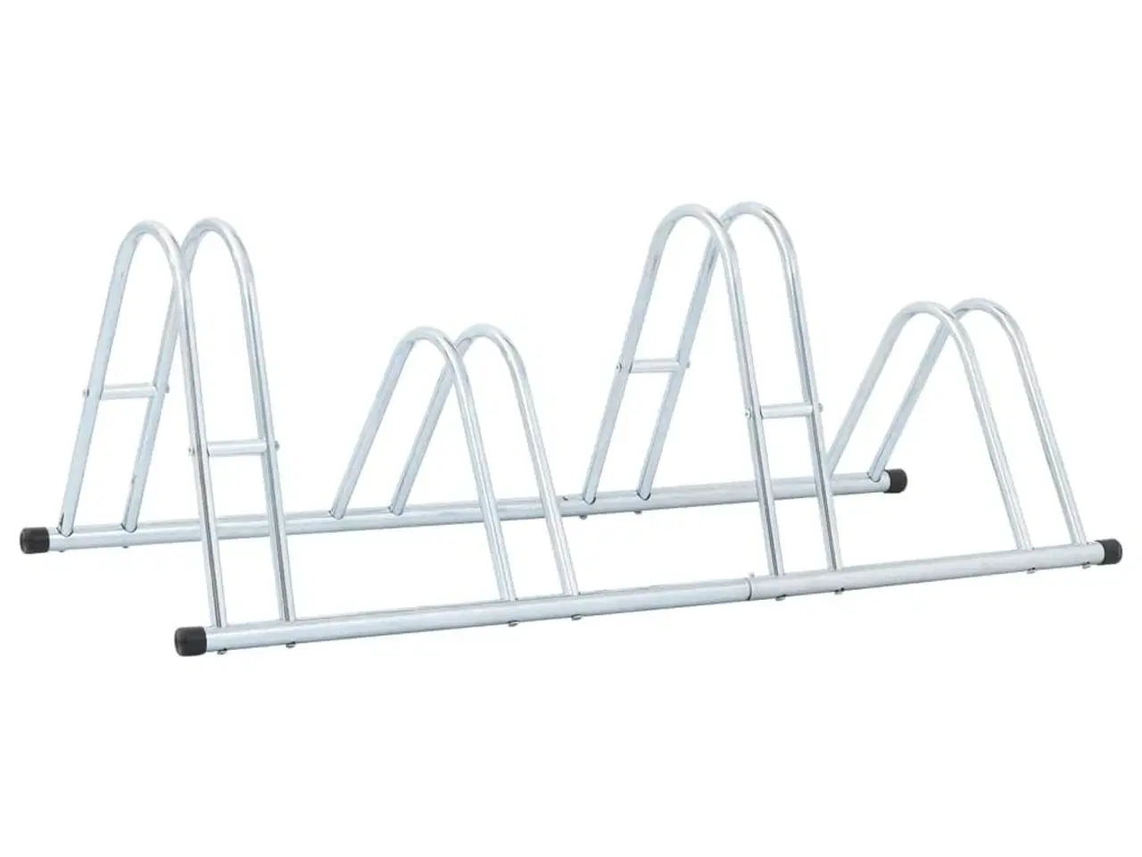 Billede 5 - Cykelstativ til 4 cykler fritstående galvaniseret stål