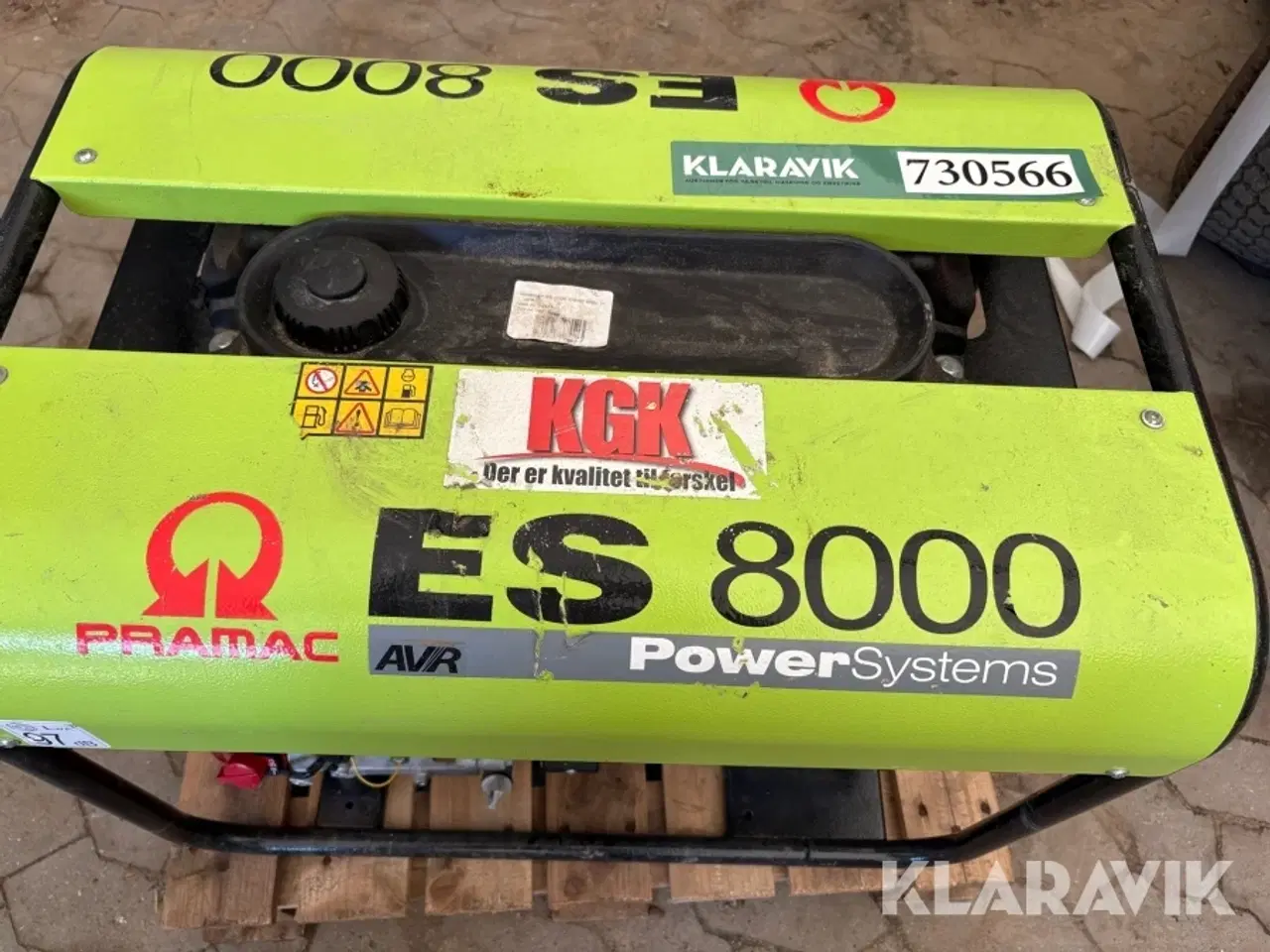 Billede 6 - Generrator KGK Pramac ES 8000 power system