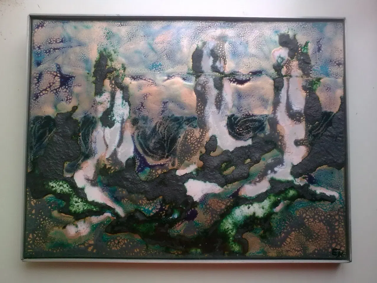 Billede 1 - Emalje på kobber MALERI af Bodil Eje Danmark