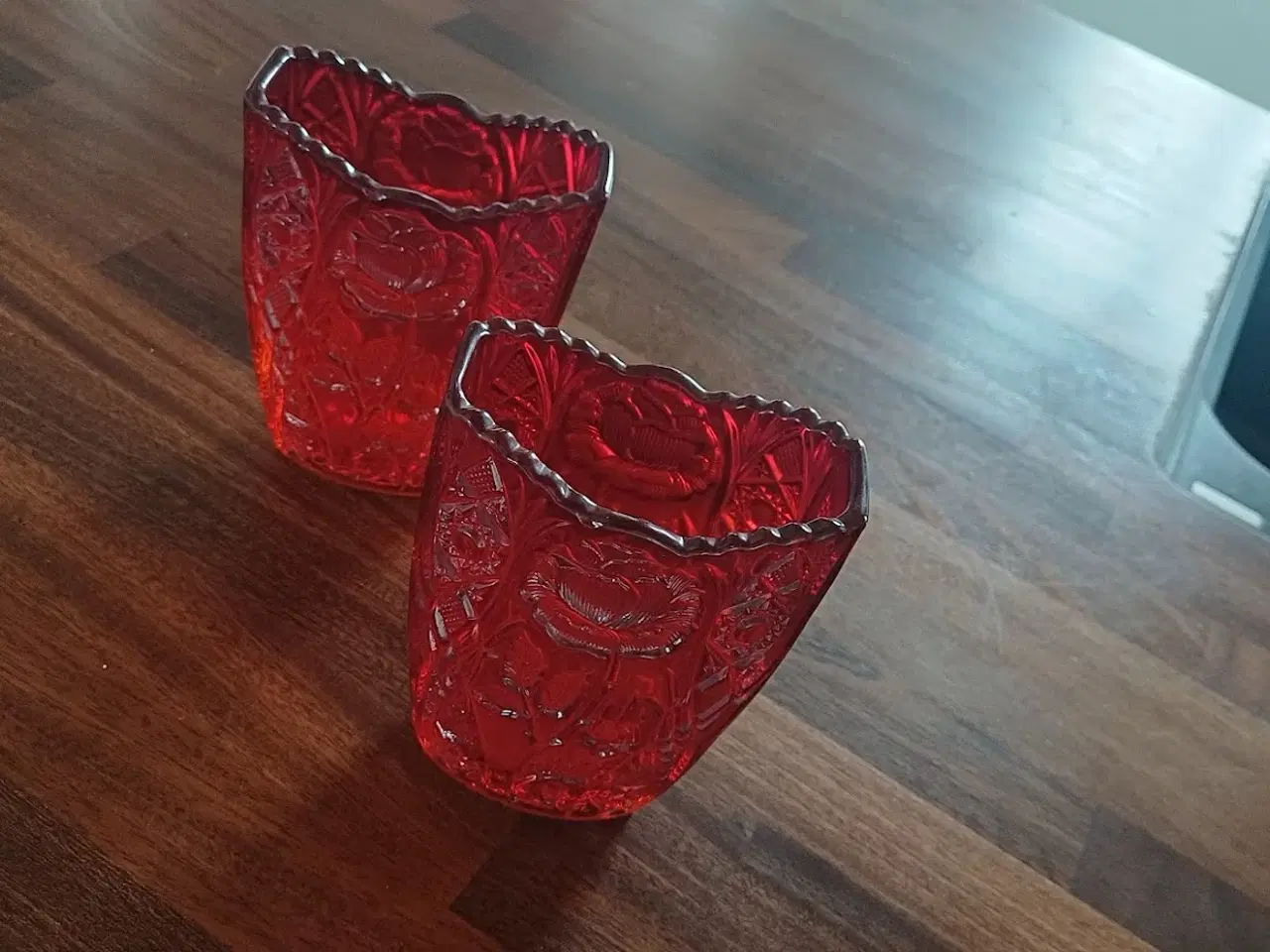 Billede 2 - 2 glasvaser fra Fyens glasværk