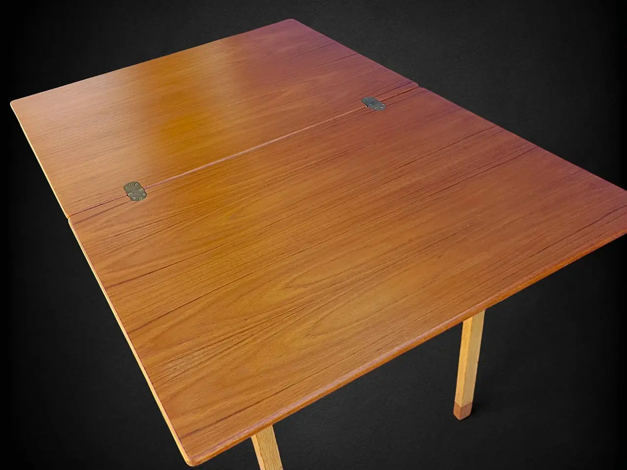 Billede 8 - Multifunktionsbord teak/eg med mærkat