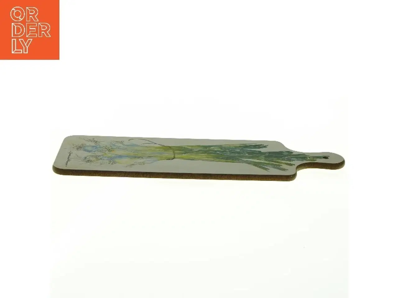 Billede 2 - Dekoreret serveringsbræt fra Kelsey (str. 30 x. 10,5 cm)