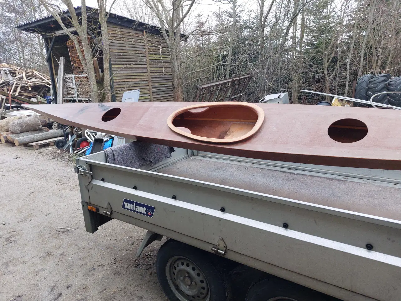 Billede 4 - Havkajak I lamineret træ 
