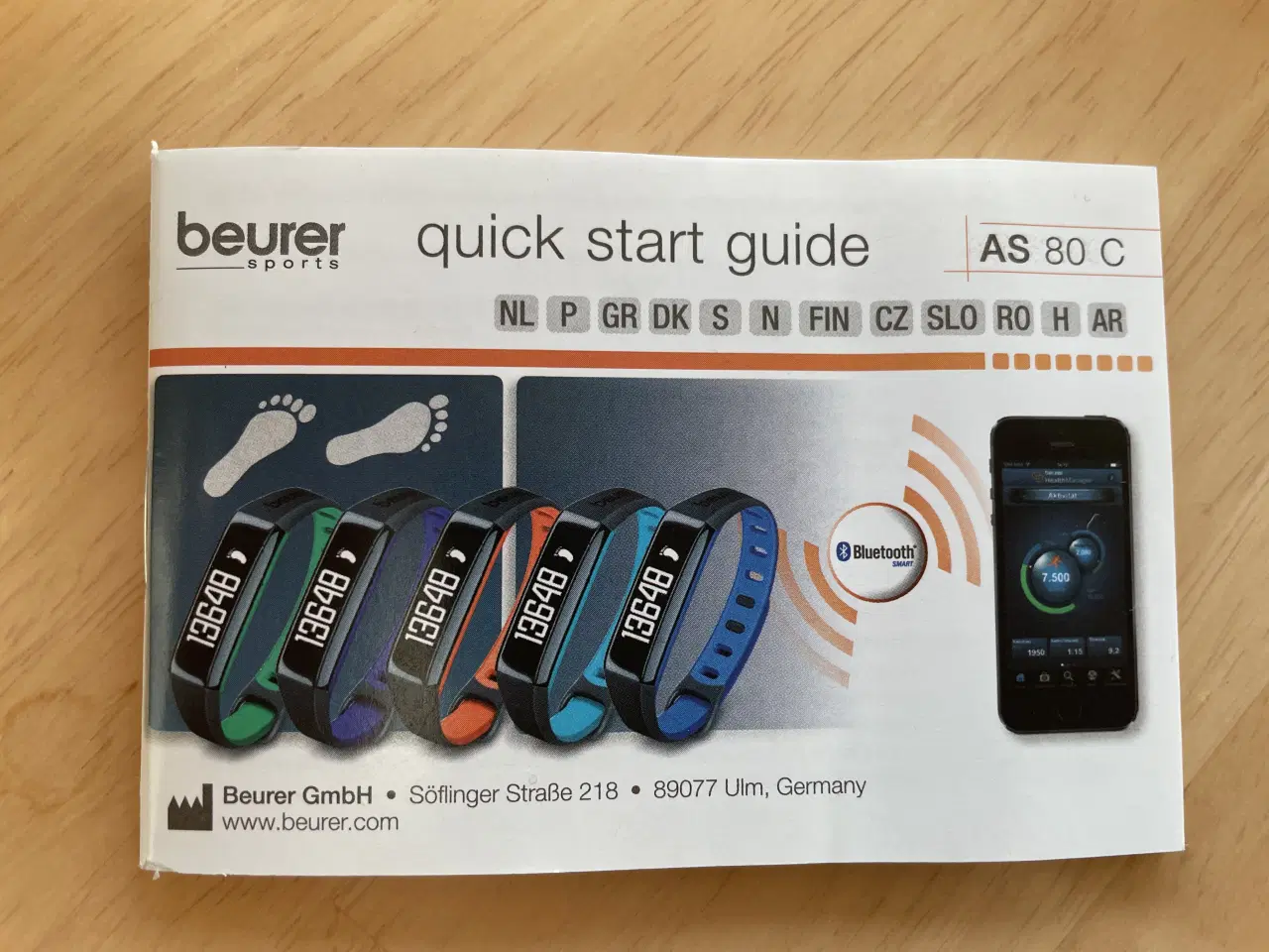 Billede 3 - Aktivitetsarmbånd med lader og vejledning