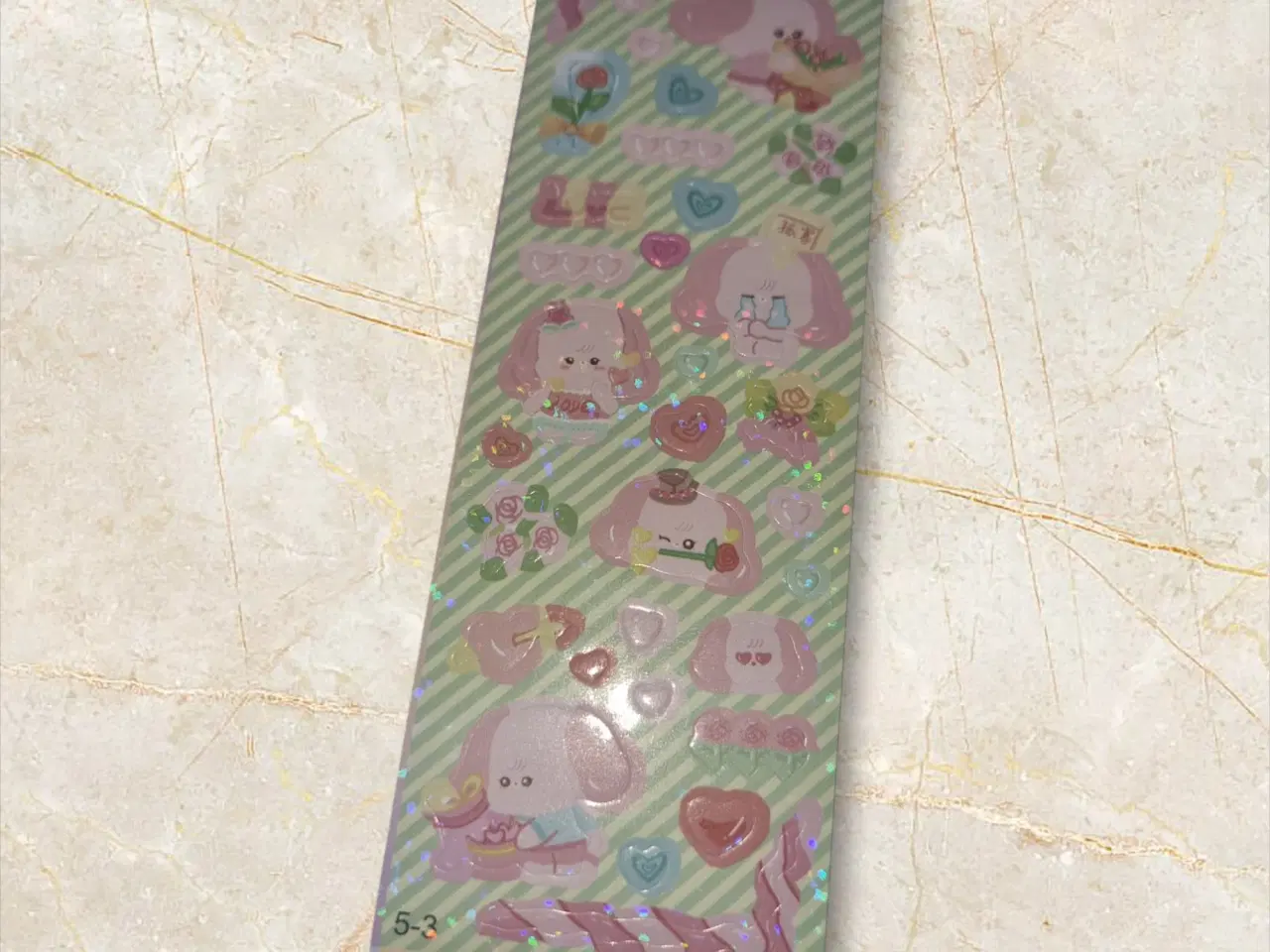 Billede 3 - Søde Sweet Treats-klistermærker med holografisk ef