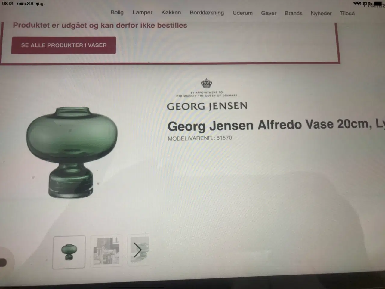 Billede 3 - Georg Jensen vase