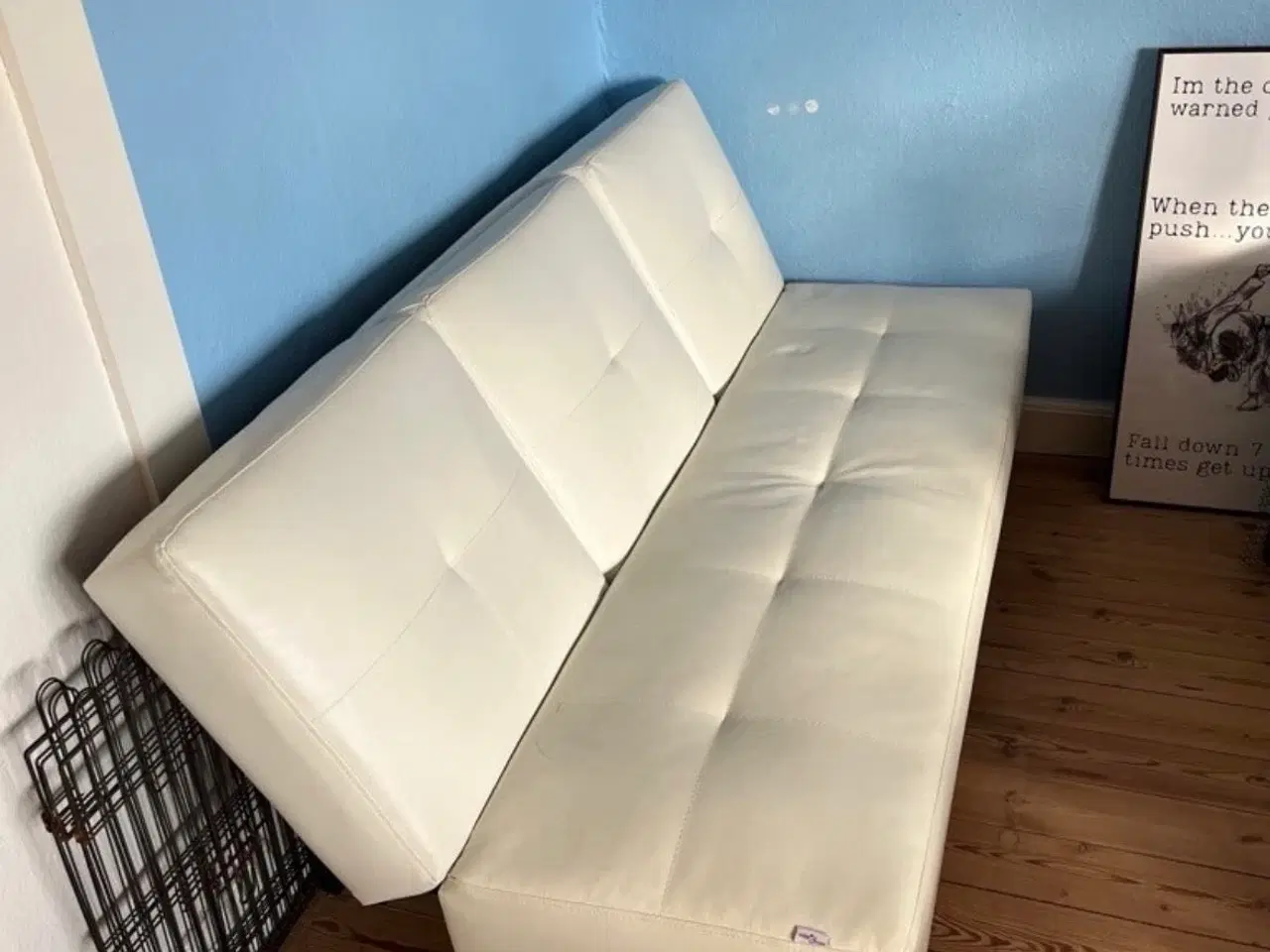 Billede 1 - Sovesofa i læder 