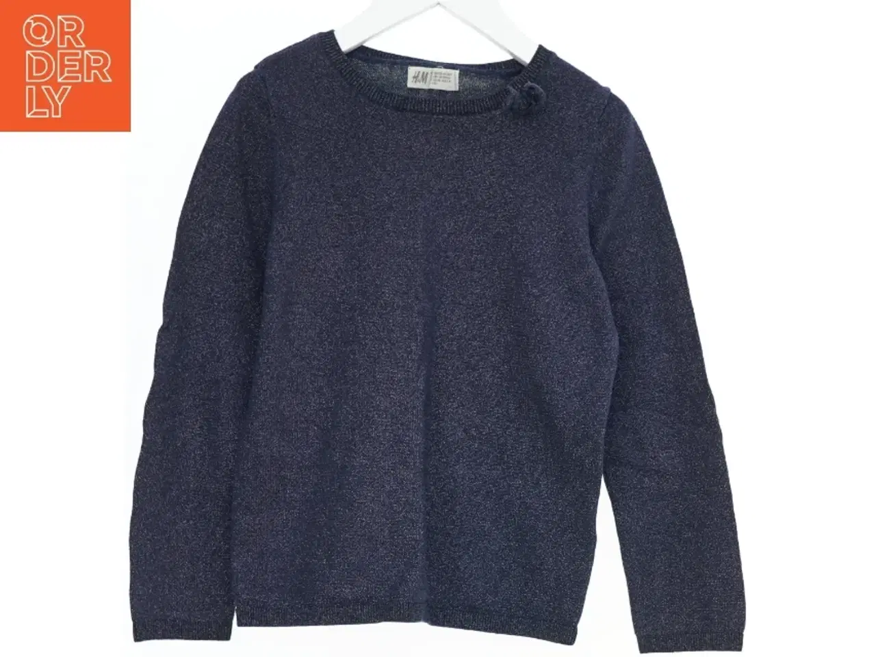 Billede 1 - Bluse med glimmer fra H&M (str. 128)