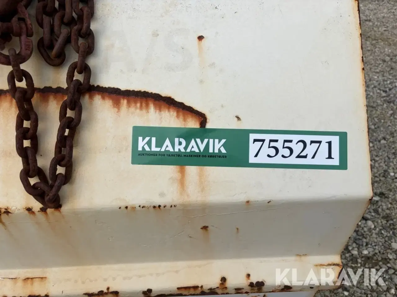 Billede 2 - Transportabel dieseltanken Thyholm Olie Service 1500 Liter