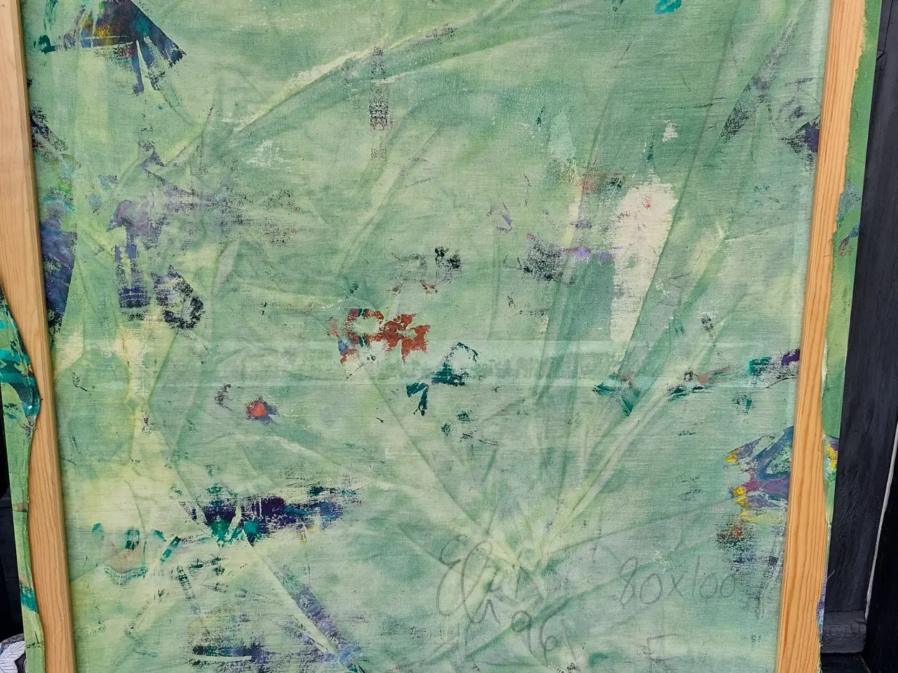 Billede 7 - BENT ELI - ( 1926 - 2014 )- 2 akryl malerier 